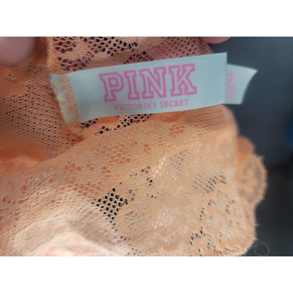 Pink Victoria Secret Bra Black Wireless Unlined Racerback Pullover Bralette L - Picture 12 of 13